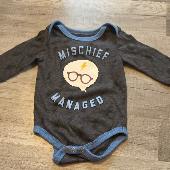 Warner Bros. Mischief Managed Bodysuit - Black and Blue - Picture 1 of 2